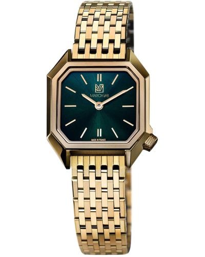 March LA.B Lady Mansart Emerald Watch 26mm - Metallic