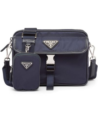 Prada Re-nylon Shoulder Bag - Blue