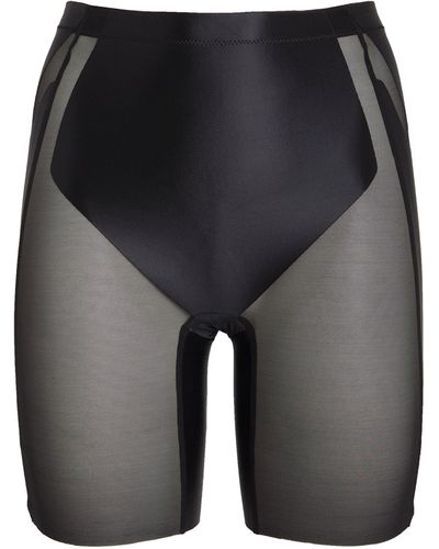 Spanx Booty-lifting Mid-thigh Shorts - Grey