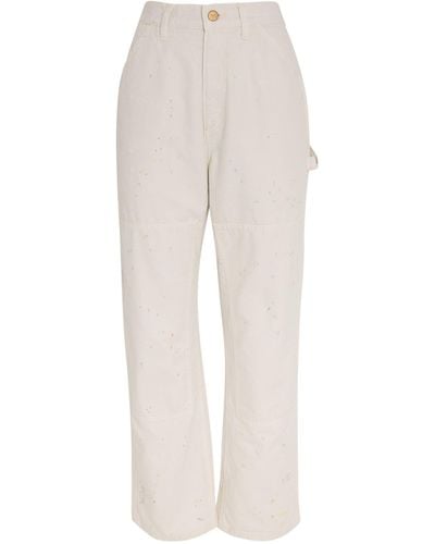 Polo Ralph Lauren Paint-splatter Cargo Pants - White