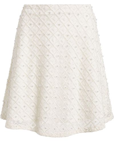 Aje. Embellished Freya Mini Skirt - White