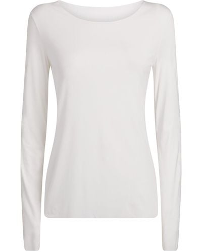 Wolford Aurora Pure Long-sleeved T-shirt - White