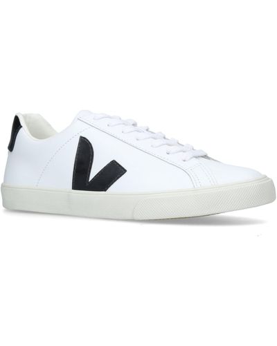 Veja Leather Esplar Trainers - White