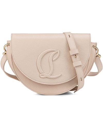 Christian Louboutin By My Side Leather Cross-body Bag - Natural