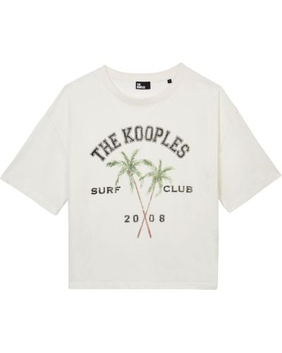 The Kooples Surf Club T-shirt - White