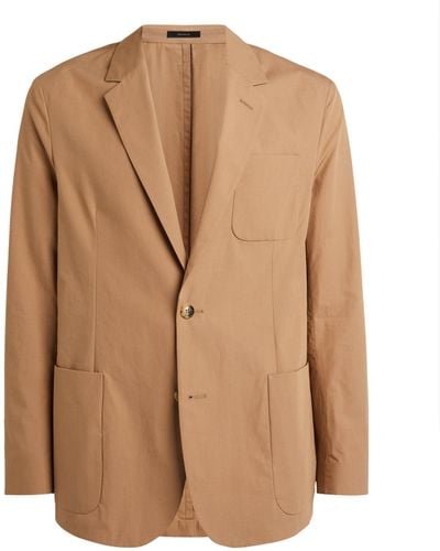 Paul Smith Cotton Single-breasted Blazer - Brown