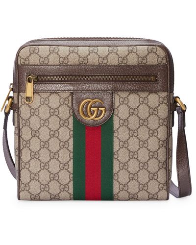 Gucci Small Ophidia Messenger Bag - Brown