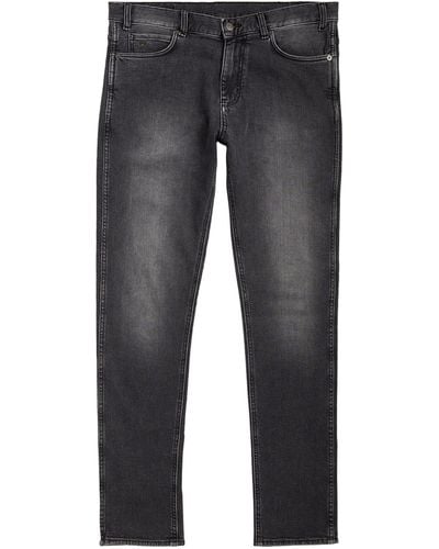 Emporio Armani Mid-rise Slim Jeans - Gray