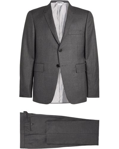 Thom Browne Wool 2-piece Suit And Tie - Gray