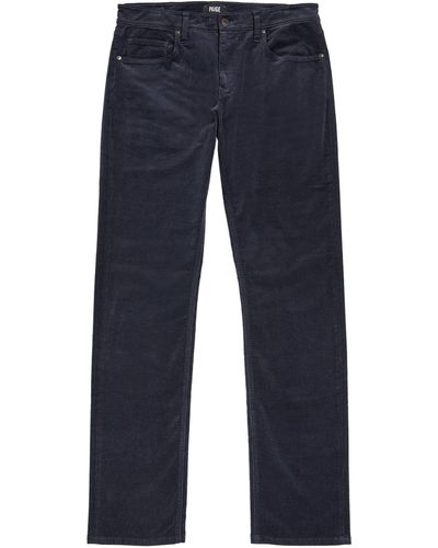 PAIGE Corduroy Federal Slim Pants - Blue
