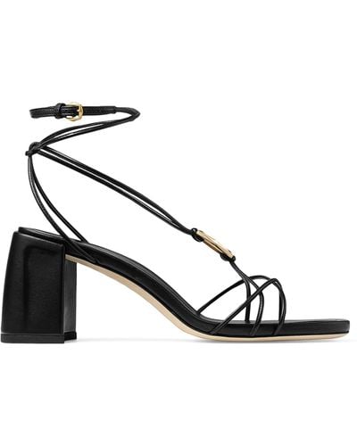 Jimmy Choo Onyxia 75 Leather Heeled Sandals - Multicolour