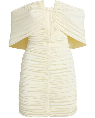 Magda Butrym Ruched Mini Dress - White