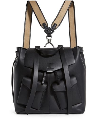 AllSaints Darcy Leather Backpack - Black