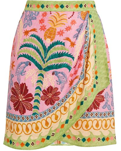 FARM Rio Printed Mini Skirt - Multicolour