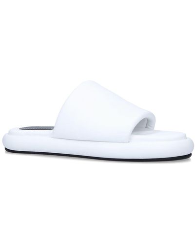 Proenza Schouler Leather Pipe Slides - White