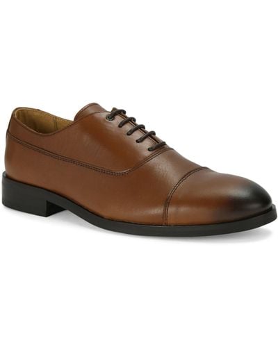 Kurt Geiger Leather Hunter Oxford Shoes - Brown