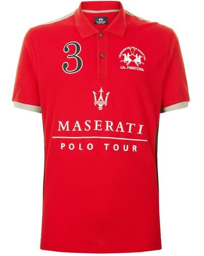La Martina Maserati Polo Shirt - Red