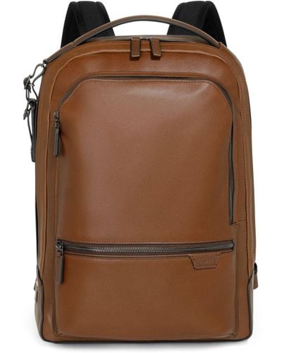 Tumi Harrison Leather Backpack - Brown