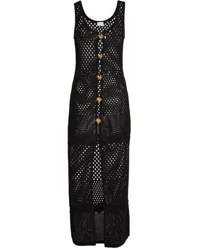 Evarae Knitted Mara Beach Dress - Black