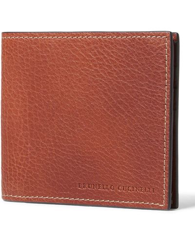 Brunello Cucinelli Leather Wallet - Red