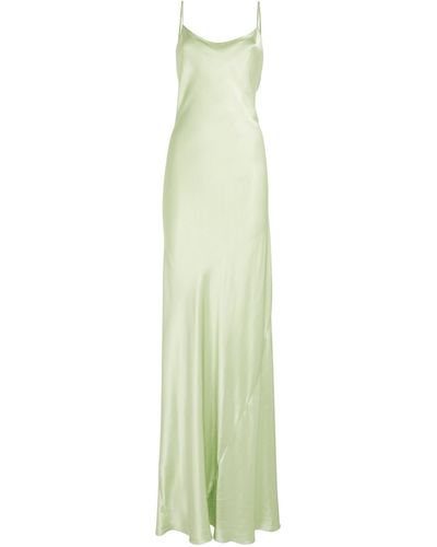 Victoria Beckham Cami Maxi Dress - Green