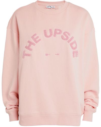 The Upside Organic Cotton Saturn Sweatshirt - Pink