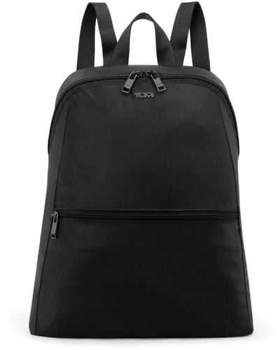 Tumi Just In Case Double-zip Branded Nylon Backpack - Black