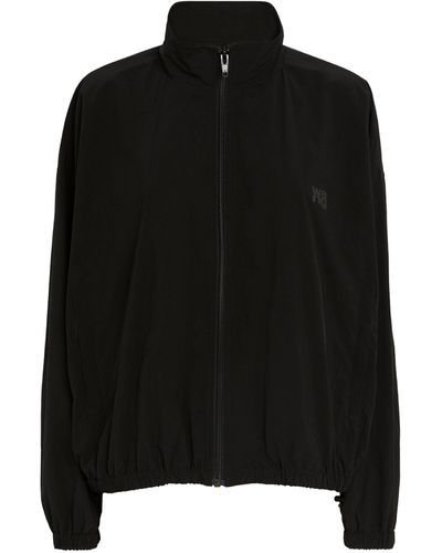 T By Alexander Wang Coaches Track Jacket - Black