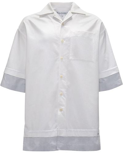 JW Anderson Cotton Layered Shirt - White