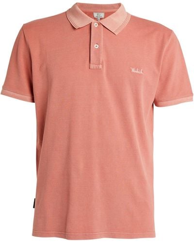 Woolrich Cotton Mackinack Polo Shirt - Pink