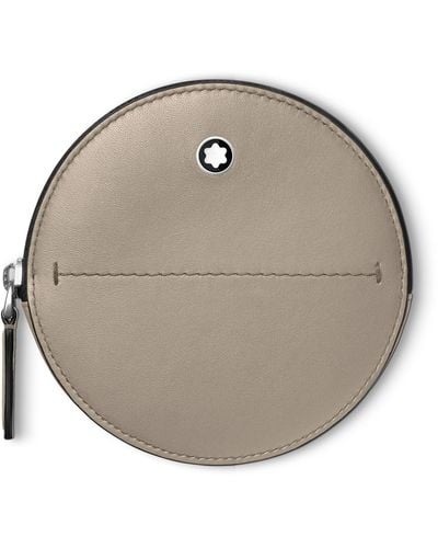 Montblanc Leather Meisterstück Selection Soft Round Case - Grey