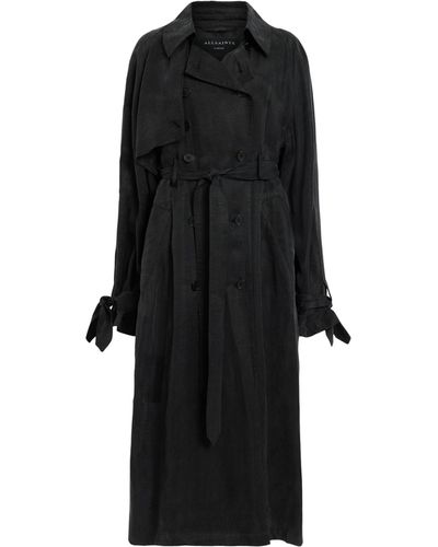 AllSaints Kikki Trench Coat - Black