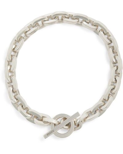MAOR Sterling Silver Cuadro Toggle Bracelet - Metallic