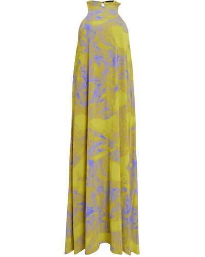 AllSaints Kura Graphic-print Cotton Maxi Dress - Multicolor