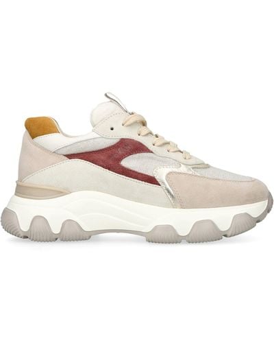 Hogan Leather Hyperactive Trainers - Pink