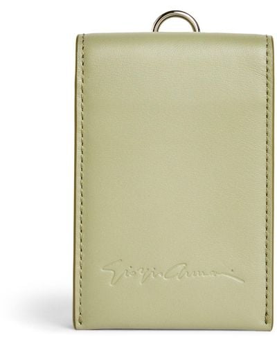 Giorgio Armani Bifold Card Holder - Green