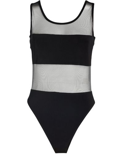 Norma Kamali Dash Dash Swimsuit - Black