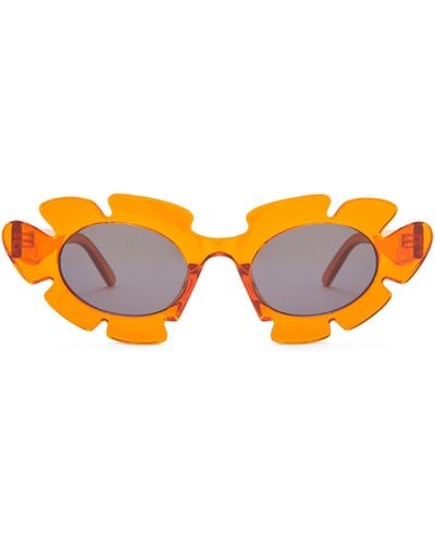 Loewe X Paula's Ibiza Flower Sunglasses - Orange