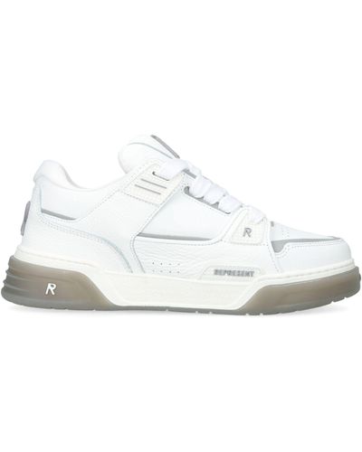 Represent Leather Studio Sneakers - White