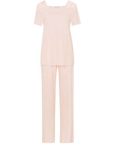 Hanro Cotton Emma Pyjamas - Pink