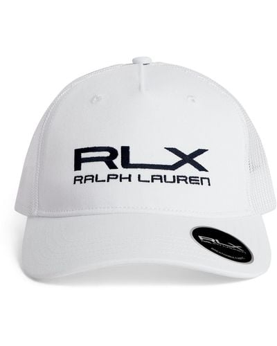 RLX Ralph Lauren Logo Trucker Cap - White