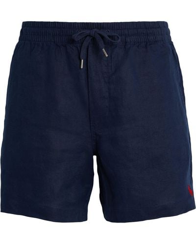 Polo Ralph Lauren Linen Prepster Shorts - Blue