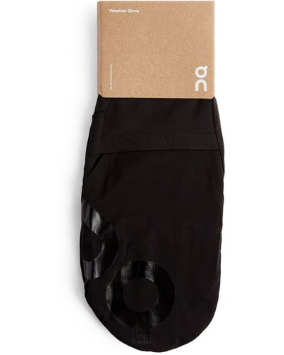 On Shoes Weather Gloves - Black