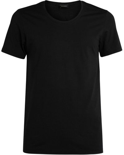 Hanro Cotton Superior T-shirt - Black