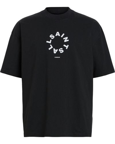 AllSaints Tierra Logo T-shirt - Black