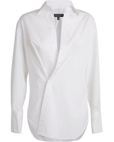 Rag & Bone Asymmetric Indiana Shirt - White