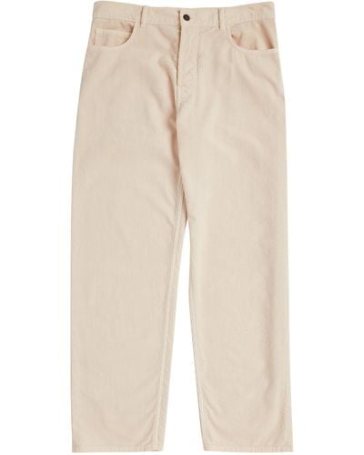 The Row Corduroy Ross Pants - Natural