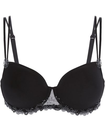 Simone Perele 3d Moulded Lace Bra - Blue