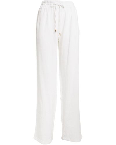 Melissa Odabash Krissy Wide-leg Trousers - White