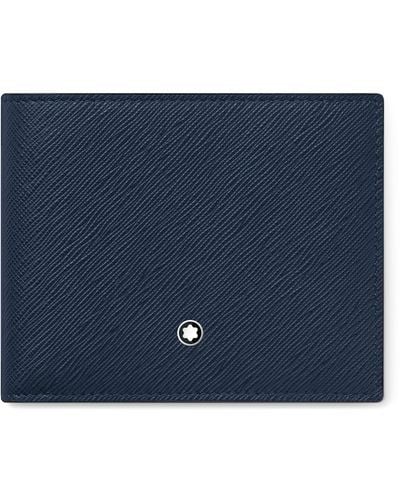 Montblanc Leather Sartorial Bifold Wallet - Blue